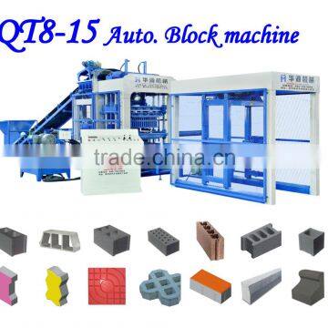 High capacity QT8-15 building block machine/porous block machine/solid block machine