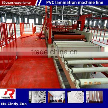the Best of Hot Sales Gypsum Ceiling Board Production Line/PVC Lamination Machine With Low Invest High Profits