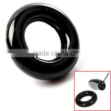 Black Round Weight Power Swing Ring for Golf Clubs Warm up Training Aid