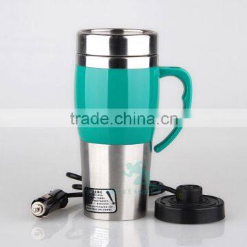 Stainless Steel Heated Car Mug Travel Mug Electric Heating Mug photo-4