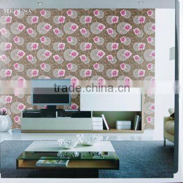 Vinyl Wallpaper With Chinese Beautiful Flowers photo-6