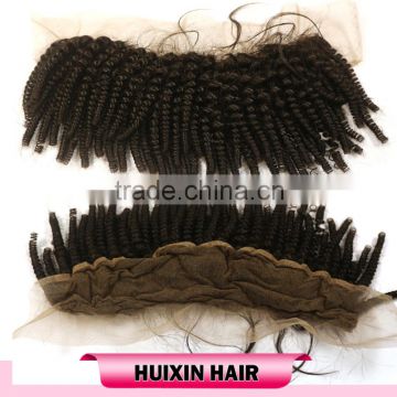 13x4 deep curly hair peruvian hair lace closures. 100% virgin hair bundles with lace closure