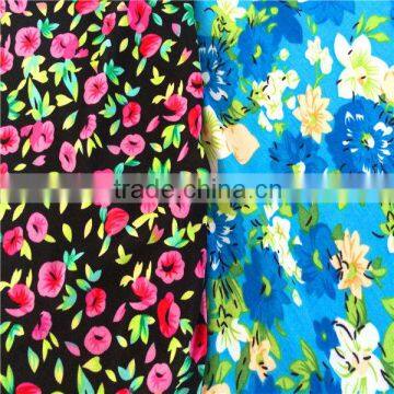 FDY polyester spandex stretch fabric knitted printing fabric