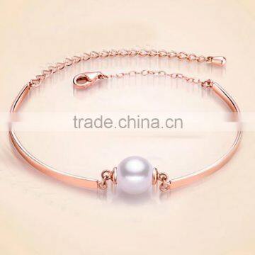 Beautiful design bangle bracelets friendship pearl bangle bracelet