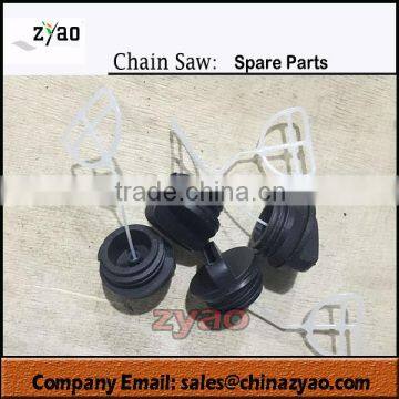 fuel cap for 52cc gasoline chain saw;fuel cap for brush cutter , garden machine spare parts