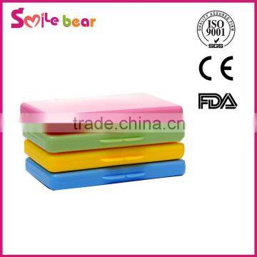 2015 hot selling wholesale plastic travel wipe case for baby