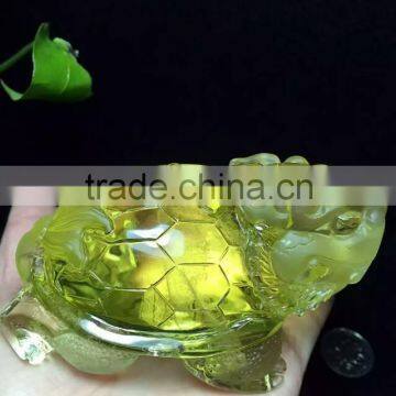 Hot Sale Business Gift Nature Citrine Crystal Dragon Turtle photo-3