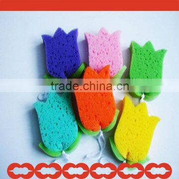 2014 Hot Selling Baby Bath Toy Luffa Sponge For Bath