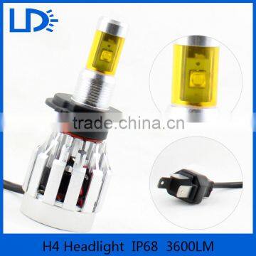 high power led car front lamp 12v moto headlight led h4