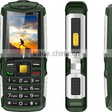 Water proof Shock proof Cell Phone Rugged Phone, Walkie Talkie S33 Rugged Mobile Phone