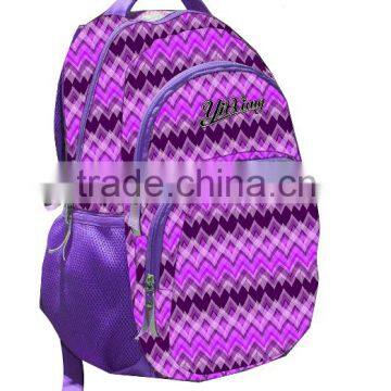 New desgin colourful romantic backpack bag for Girls