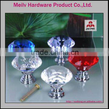 crystal 20mm 30mm 40mm 50mm diameter kitchen cuoboard door knobs