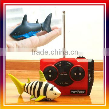 Coke Can Radio Remote control RC Super mini ELECTRIC Shark fish Boat Kids Toy