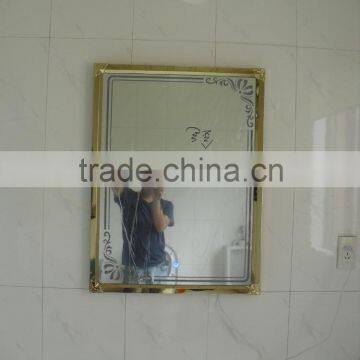 Special Manufacture Supply BEST Brightly LED Light Backlit Stainless Steel Framed Touch Screen Glass Bathroom Led Mirror photo-3