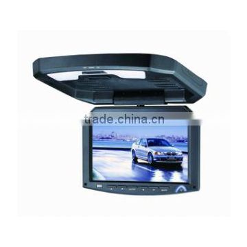 High Sale 16:9 640*234 DVD 2AV Input 9inch Roof Mounted Car Monitor