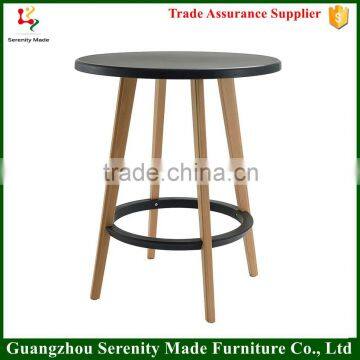 2015 best selling bar furniture wood legs high bar table