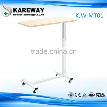 Hospital bed dining table,mobile table,hospital bed side table for sale