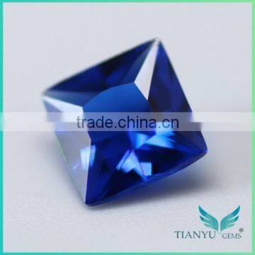 10x10mm Princess Cut Synthetic Spinel Blue Spinel Price