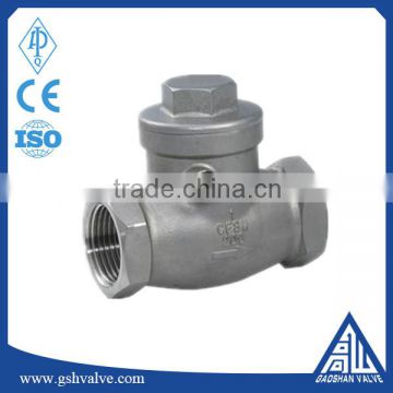 water stainless steel CF8M female Threade check valve