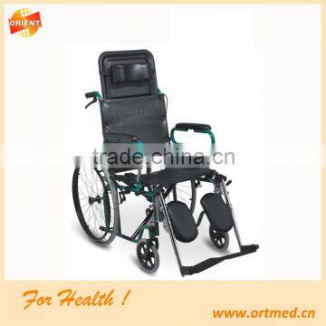 HB902-46 Steel reclining wheelchair