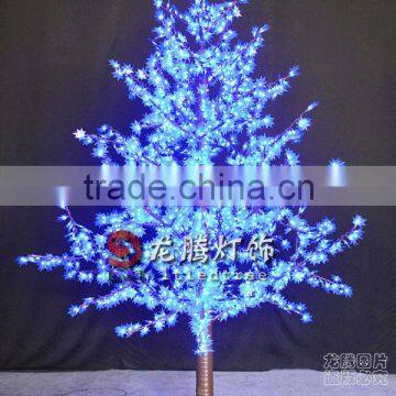 Maple leaf outdoor christmas led tree lighting