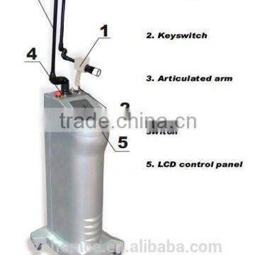 Wart Removal ER700B Professional Co2 Fractional Laser Machine For Stretch Mark Removal Professional