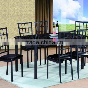 Hot sale dining set, New products Metal dining set and hot sale products