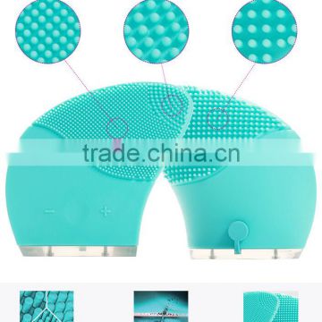 best Rechargable electric silicone facial cleansing brush