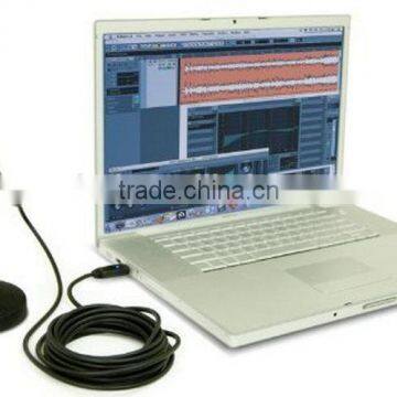 XLR Female to USB Male 3M Black Cable Cord Adapter For Microphone Connect With Computer