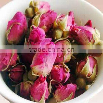 Dried red rose buds