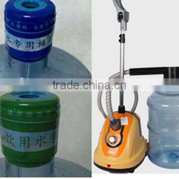 small manual shrink film wrapping machine for bottle water, cap shrink sealing machine