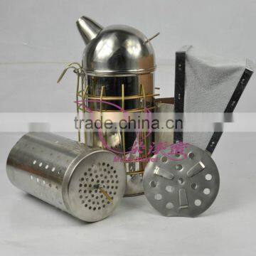 Used for Beekeeping Equipment European Stainless Steel Corium Bee Smoker with Inner Tank for Sale