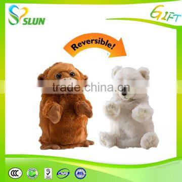 Hot Switch Reversible Stuffed Two Animals In One Plush Unicorn Purple To White