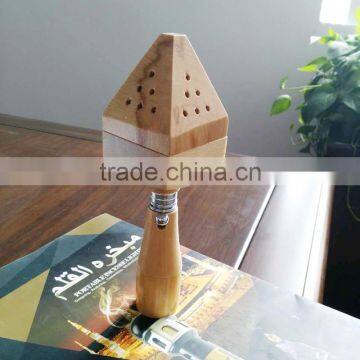 Hot Selling Factory Price Mini Click Wooden Incense Burner,wooden Mabkhara