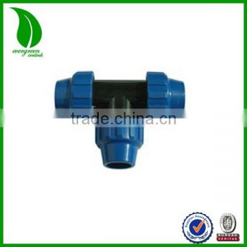 PN10-16 PP PE COMPRESSION FITTING 90 DEGREE TEE