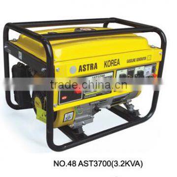 gasoline generator 220v 50hz single phase ASTRE KOREA AST3700