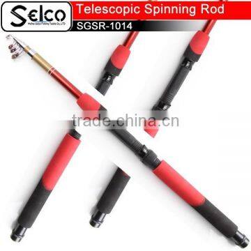 telescopic curf casting rod ,wholesale fishing tackle