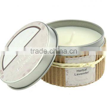 100% Natural Soy Wax Candle in Metal Jar , Scented Candle in Cooper Metal Jar,natural Essence Candle photo-4