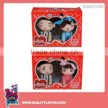 9cm wedding toys couple doll toys ddung