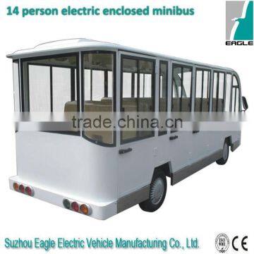 Electric closed bus, 14 seater, CE approved