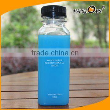 Cold Pressed Juice Recyclable Square Bottles With Safety Cap photo-4