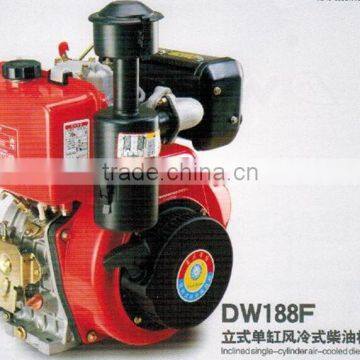 single cylinder air cooled disel engine DW188F