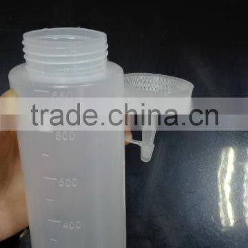 680ml Clear Plastic Ketchup Sauce Soy Squeeze Bottles With Screw Cap photo-2