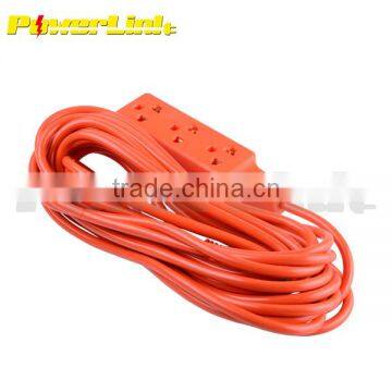 H80194 ETL power cables/Outdoor power cords/extension cord/ 3 outlet female plug