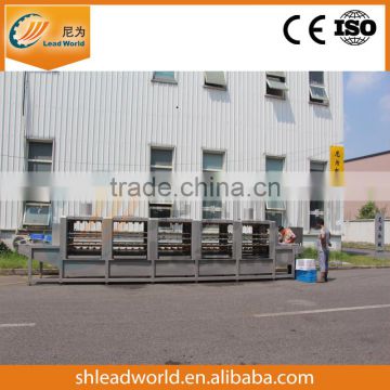 Automatic stainless steel plastic crate cleaning machine