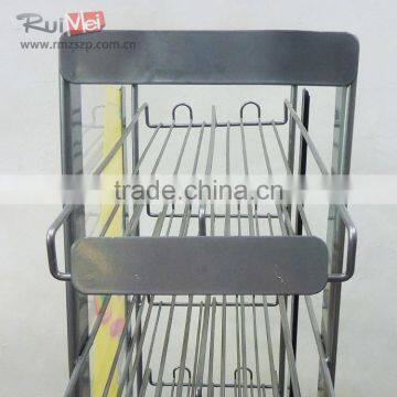 Free Standing Solid Metal Milk Tea Display Rack Display photo-2