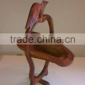 Folding Wooden Basket Decoration