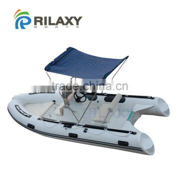 Rilaxy 4.3m 14ft Rigid Inflatable Boat With Center Console photo-5