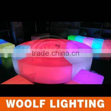 NEW Design LED Curved Benches LED Bar Chair Modern Bar Furniture photo-5