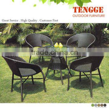 Patio furniture rattan outdoor plastic chair